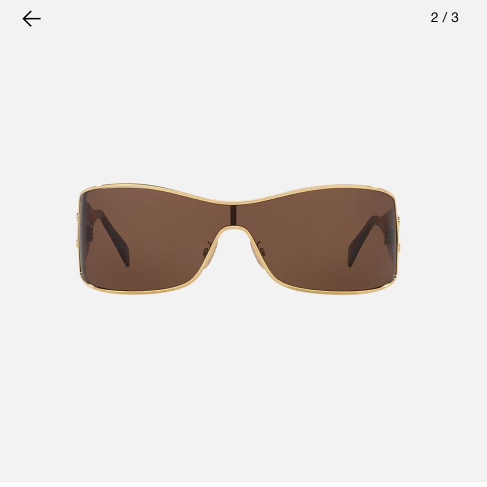 Celine Maxi Metal Triomphe Sunglasses - Picture 2 of 3